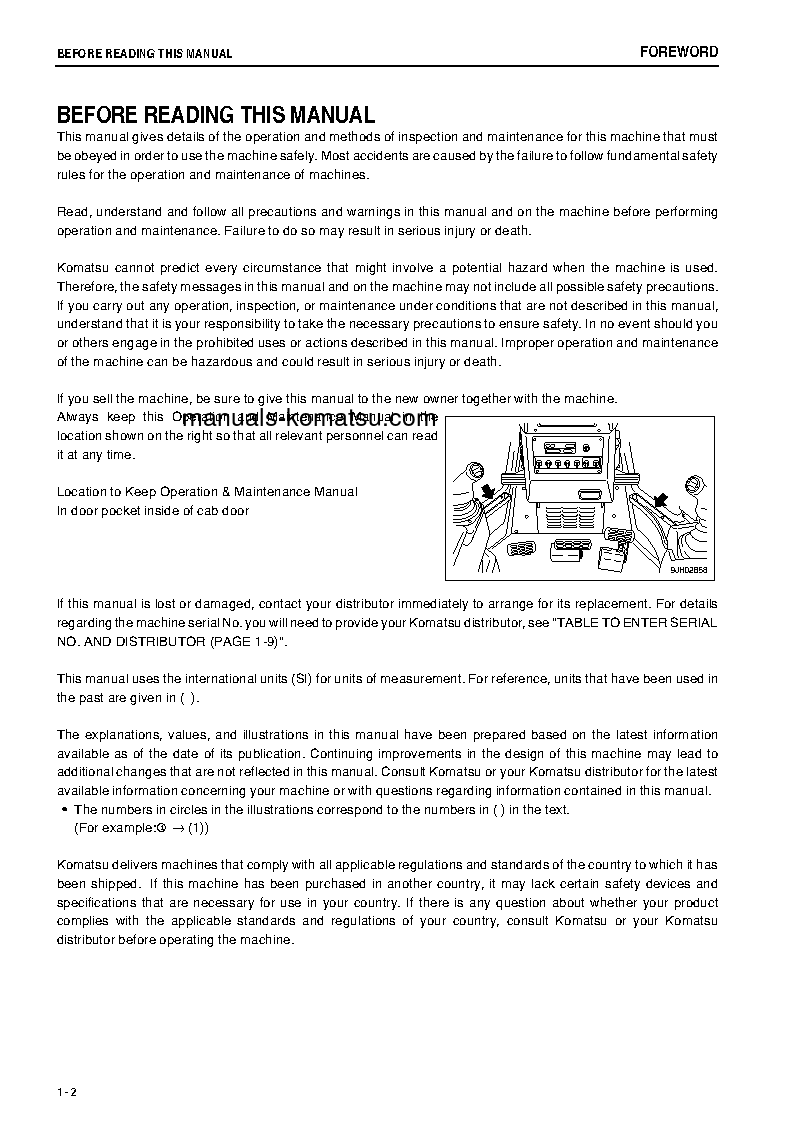 Protected: D375A-5(JPN)-E0 S/N 50091-50145 Operation manual (English)