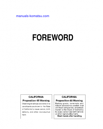 D63E-12(JPN) S/N 2001-UP Operation manual (English)