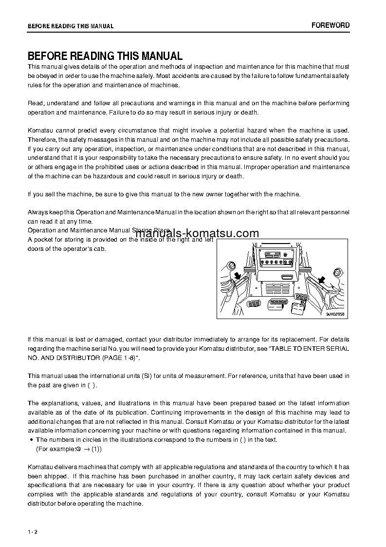 Protected: D85EX-15(JPN)-TIER3 S/N 11474-11600 Operation manual (English)