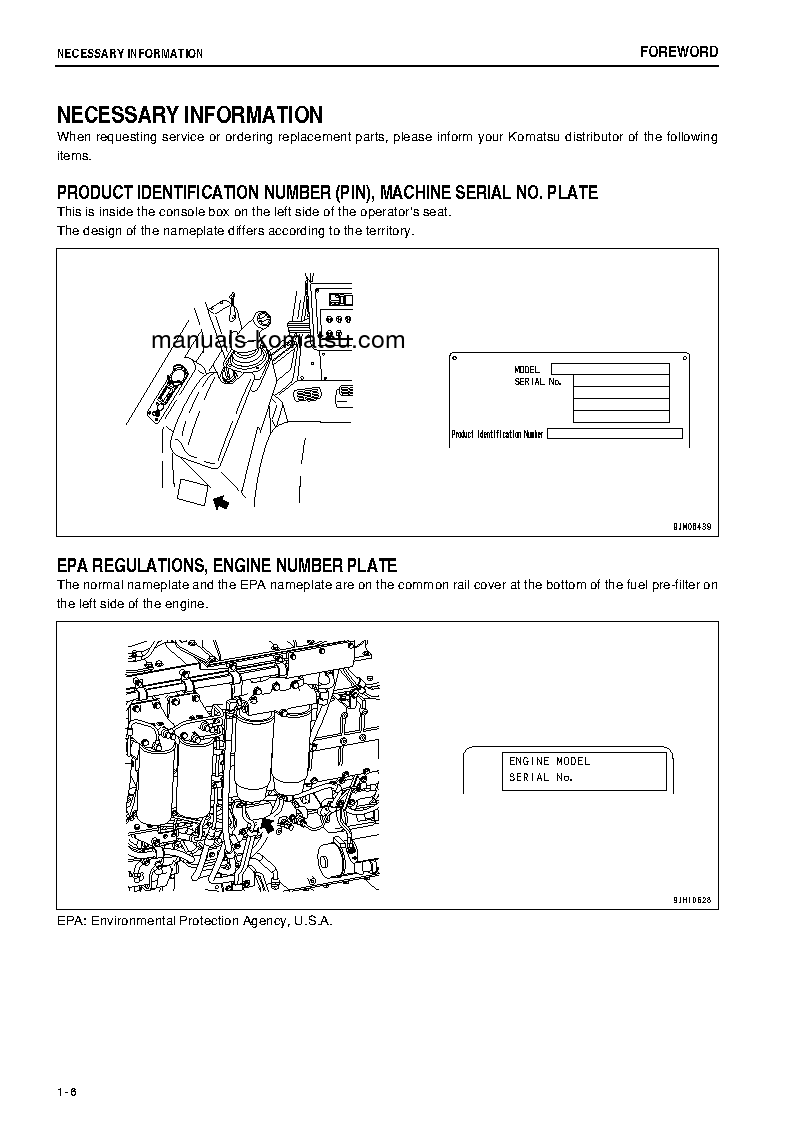 Protected: D475ASD-5(JPN)-TIER2, SUPER DOZER S/N 30071-30125 Operation manual (English)