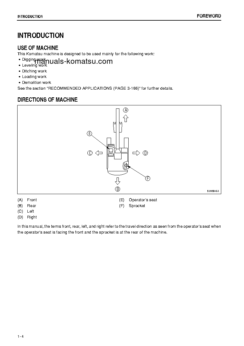 Protected: PC400LC-8(JPN)-R, WORK EQUIPMENT GREASE 500H S/N 75001-75096 Operation manual (English)