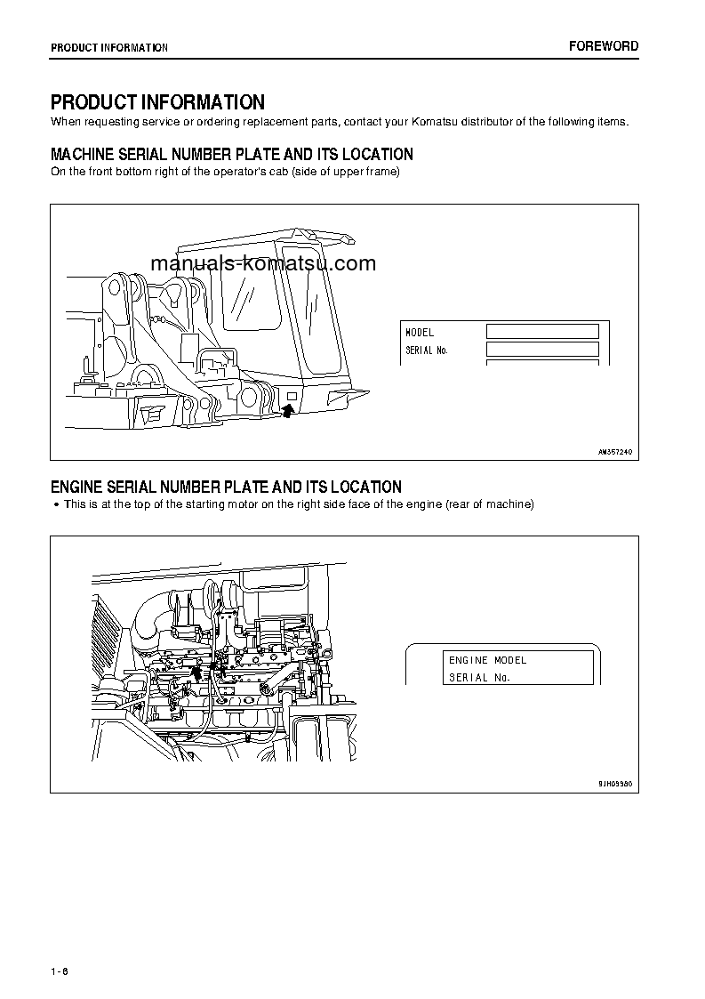 Protected: PC1250SP-7(JPN) S/N 20001-UP Operation manual (English)