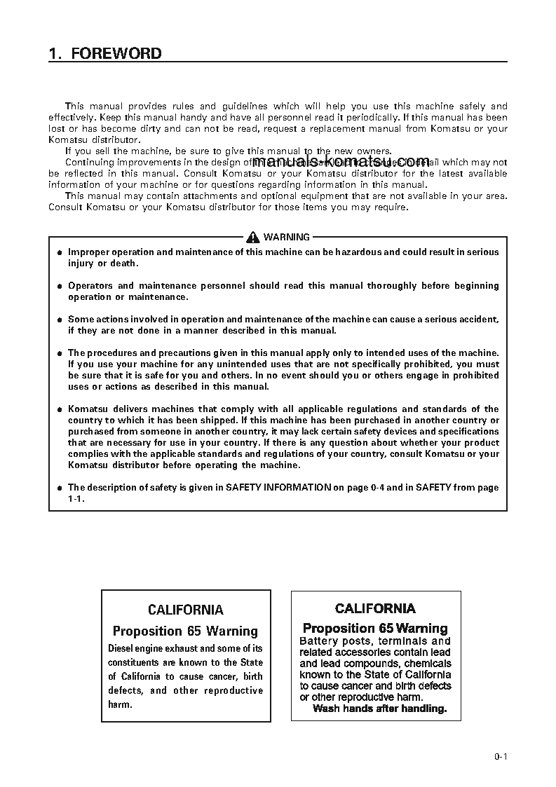 Protected: WA900-3(JPN) S/N 50101-50130 Operation manual (English)