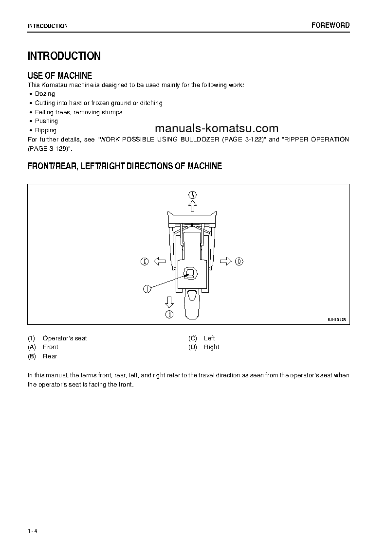 Protected: D375A-5(JPN)-TIER3, ONE-WAY STEERING LEVER S/N 50091-50145 Operation manual (English)