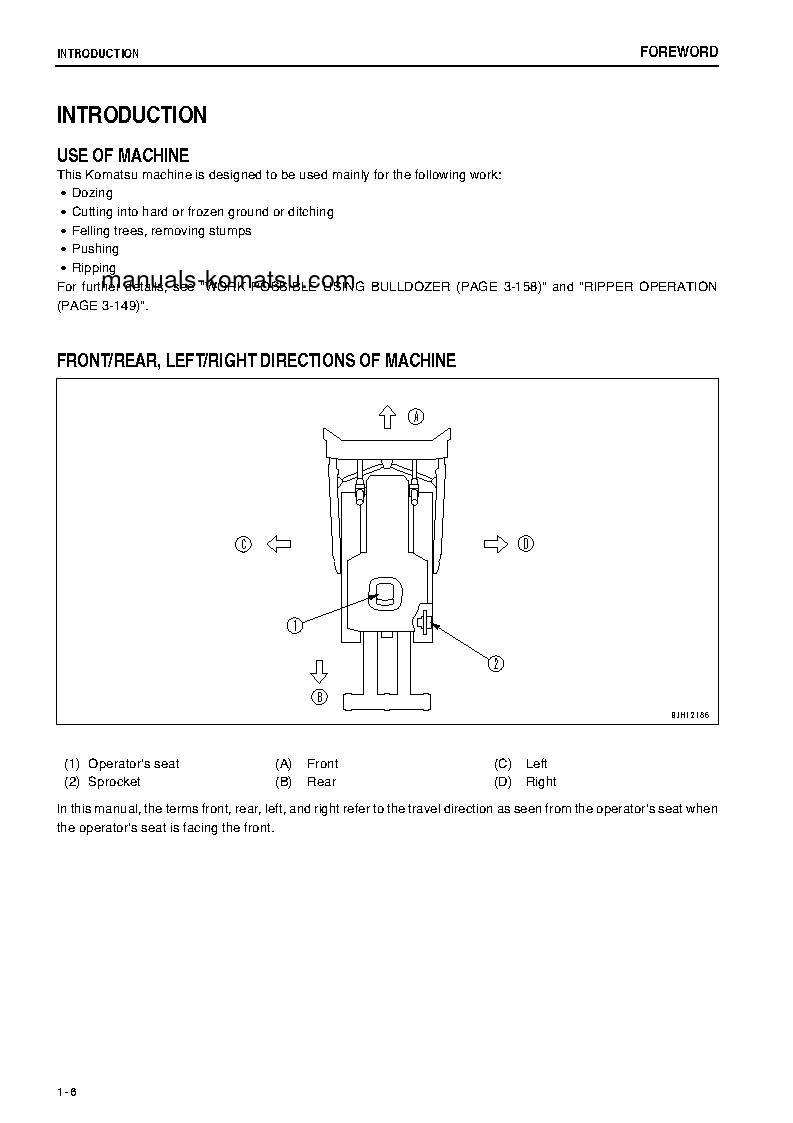 Protected: D155AX-6(JPN) S/N 80807-UP Operation manual (English)