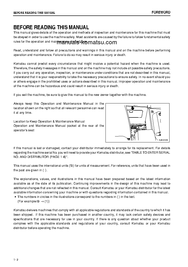 Protected: D155A-6(JPN) S/N 85025-85070 Operation manual (English)