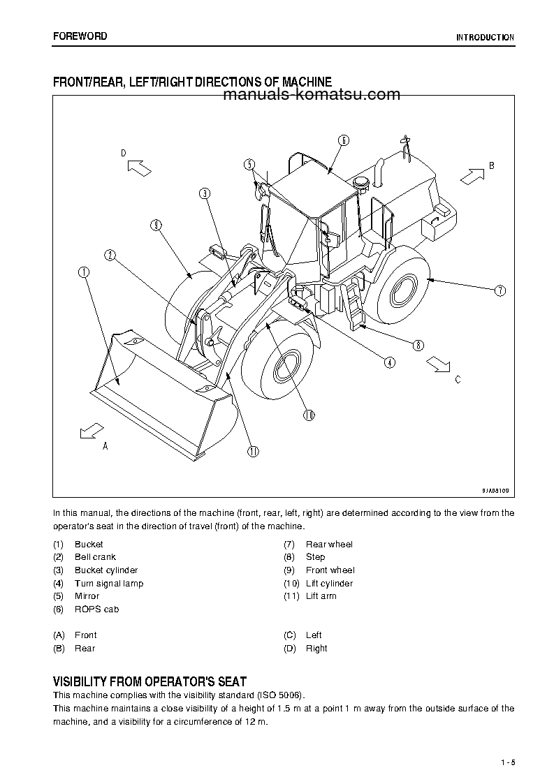 Protected: WA470-6(JPN) S/N 85402-90000 Operation manual (English)