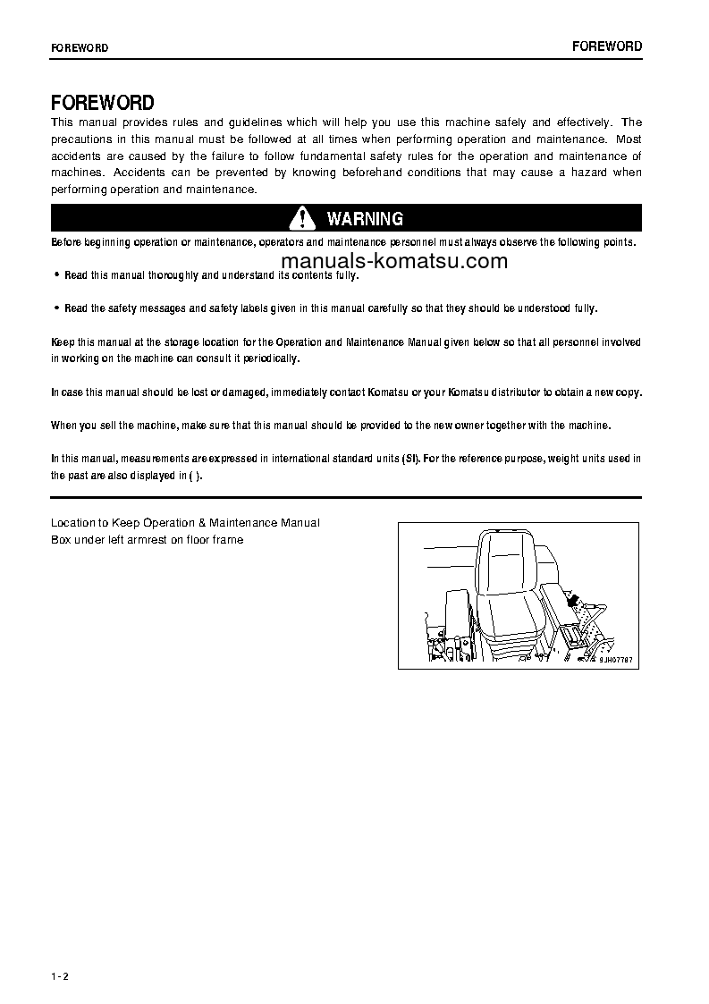 Protected: D85C-21(JPN) S/N 36551-UP Operation manual (English)