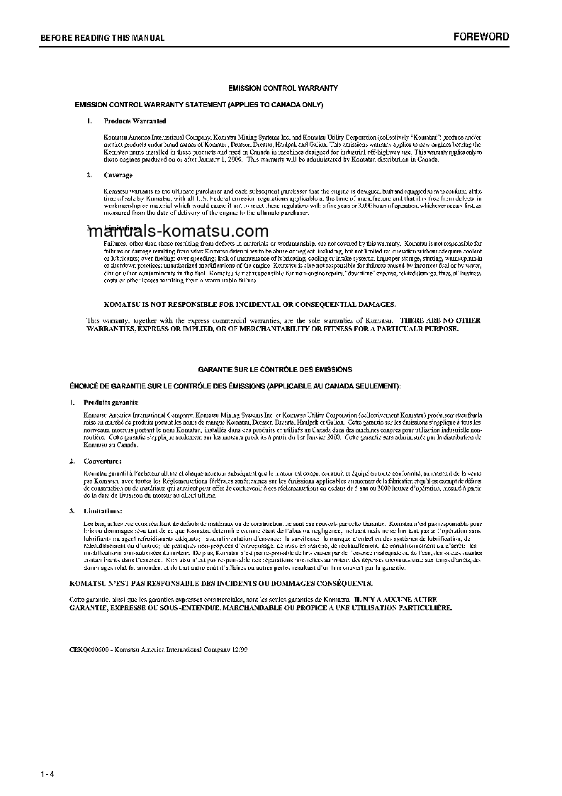 Protected: PC200LC-8(JPN)-WEBASTO HEATER SPEC., WORK EQUIPMENT GREASE 100H S/N 313821-315311 Operation manual (English)