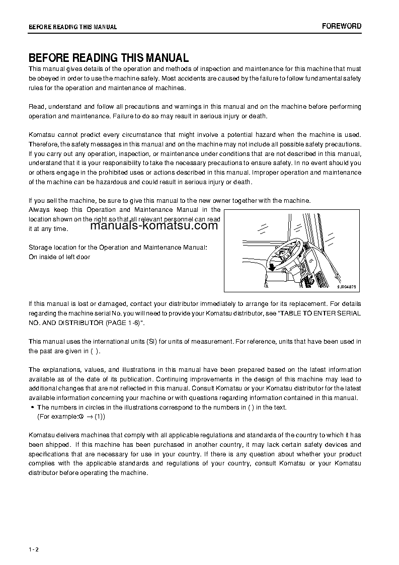 Protected: HD605-7(JPN)-TIER3 S/N 10694-10717 Operation manual (English)