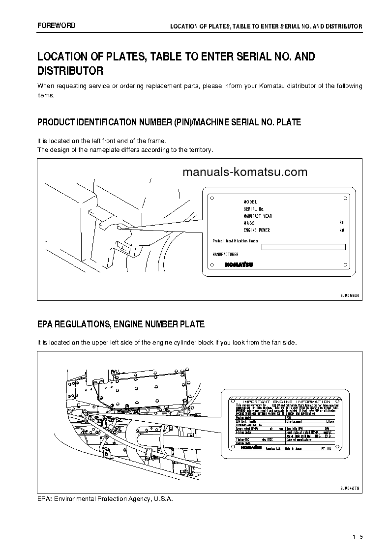 Protected: HD605-7(JPN)-TIER3 S/N 10694-10717 Operation manual (English)