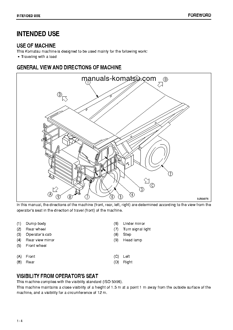 Protected: HD465-7(JPN)-R S/N 15298-15308 Operation manual (English)