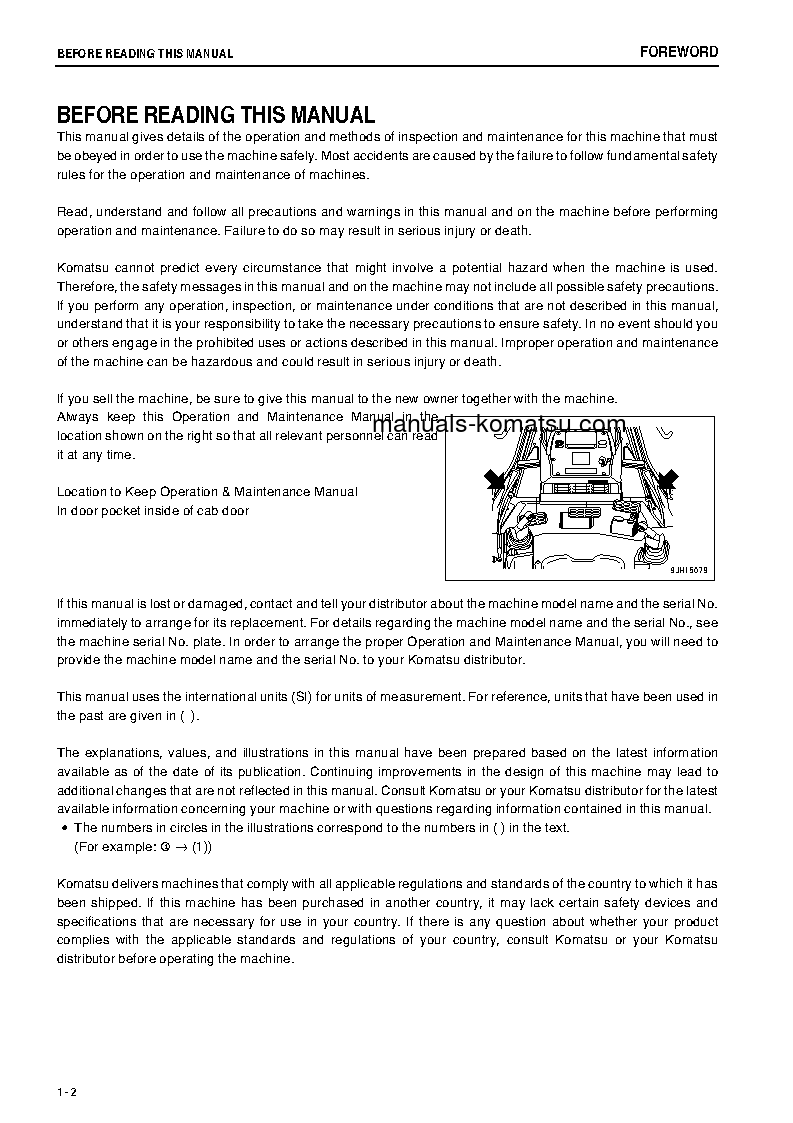 Protected: D375A-6(JPN)-ONE-WAY STEERING LEVER S/N 60018-UP Operation manual (English)