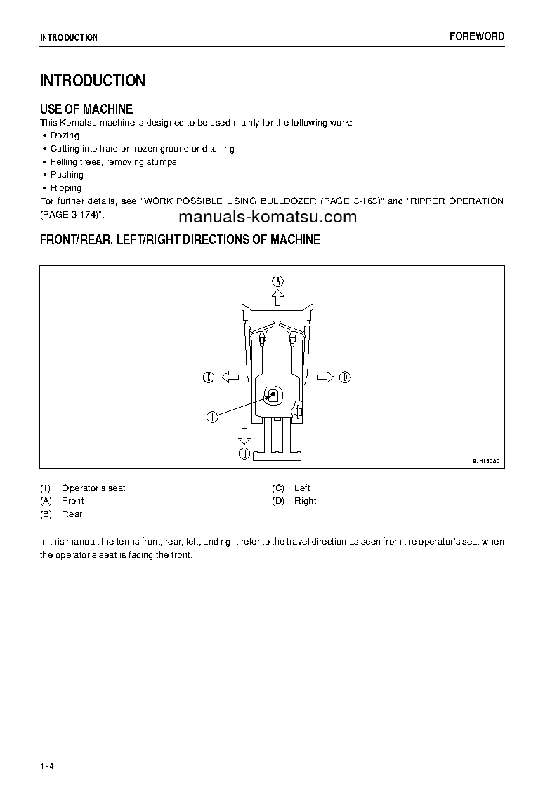 Protected: D375A-6(JPN)-ONE-WAY STEERING LEVER S/N 60018-UP Operation manual (English)