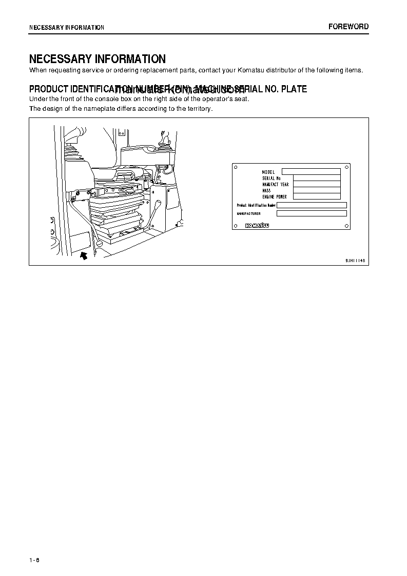 Protected: D375A-6(JPN)-ONE-WAY STEERING LEVER S/N 60018-UP Operation manual (English)