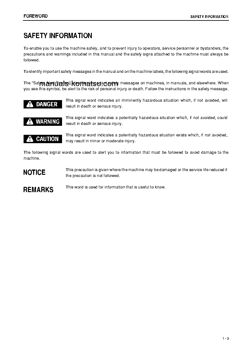 Protected: PC400LC-8(JPN)-R, WORK EQUIPMENT GREASE 500H S/N 75097-75100 Operation manual (English)