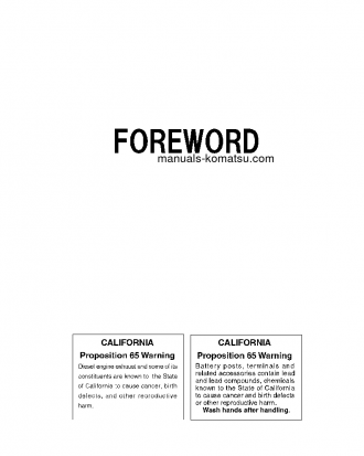 PC400LC-8(JPN)-R, WORK EQUIPMENT GREASE 100H S/N 75097-75100 Operation manual (English)