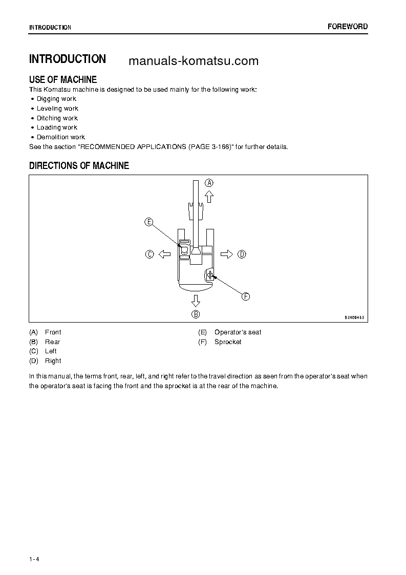 Protected: PC400LC-8(JPN)-R, WORK EQUIPMENT GREASE 100H S/N 75097-75100 Operation manual (English)