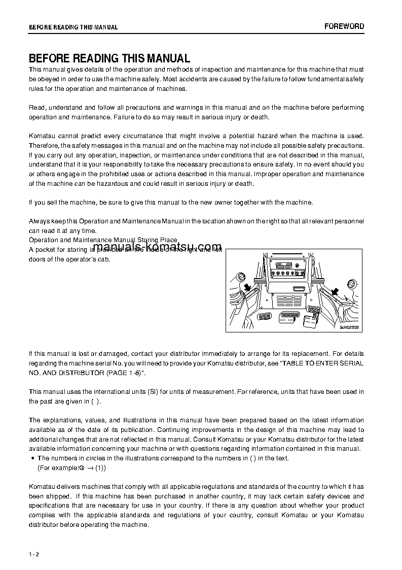 Protected: D85PX-15(JPN)-TIER3 S/N 11601-11641 Operation manual (English)