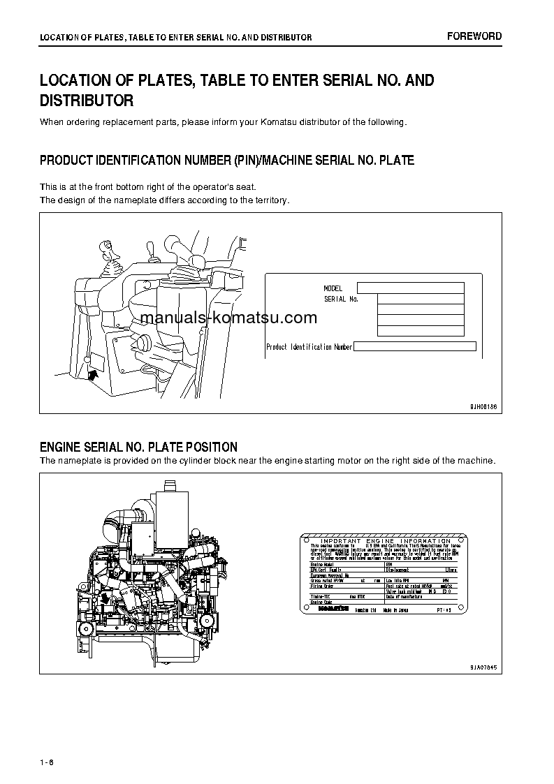 Protected: D85PX-15(JPN)-TIER3 S/N 11601-11641 Operation manual (English)
