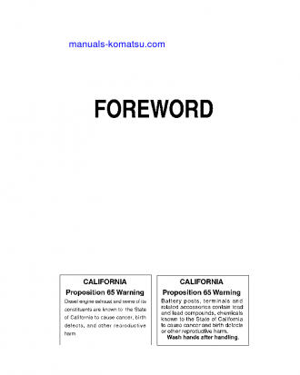 HM250-2(JPN) S/N 2785-2789 Operation manual (English)