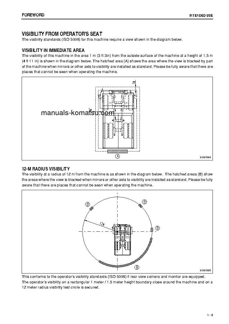 Protected: HD405-7(JPN)-W/O EGR S/N 11034-11087 Operation manual (English)