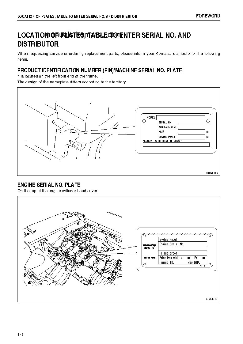 Protected: HD405-7(JPN)-W/O EGR S/N 11034-11087 Operation manual (English)