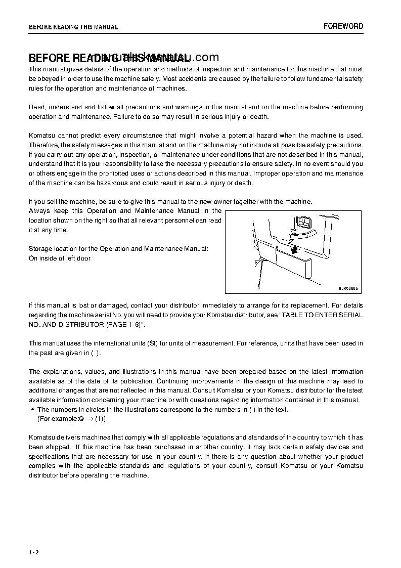Protected: HM350-2(JPN)-R S/N 7030-7033 Operation manual (English)