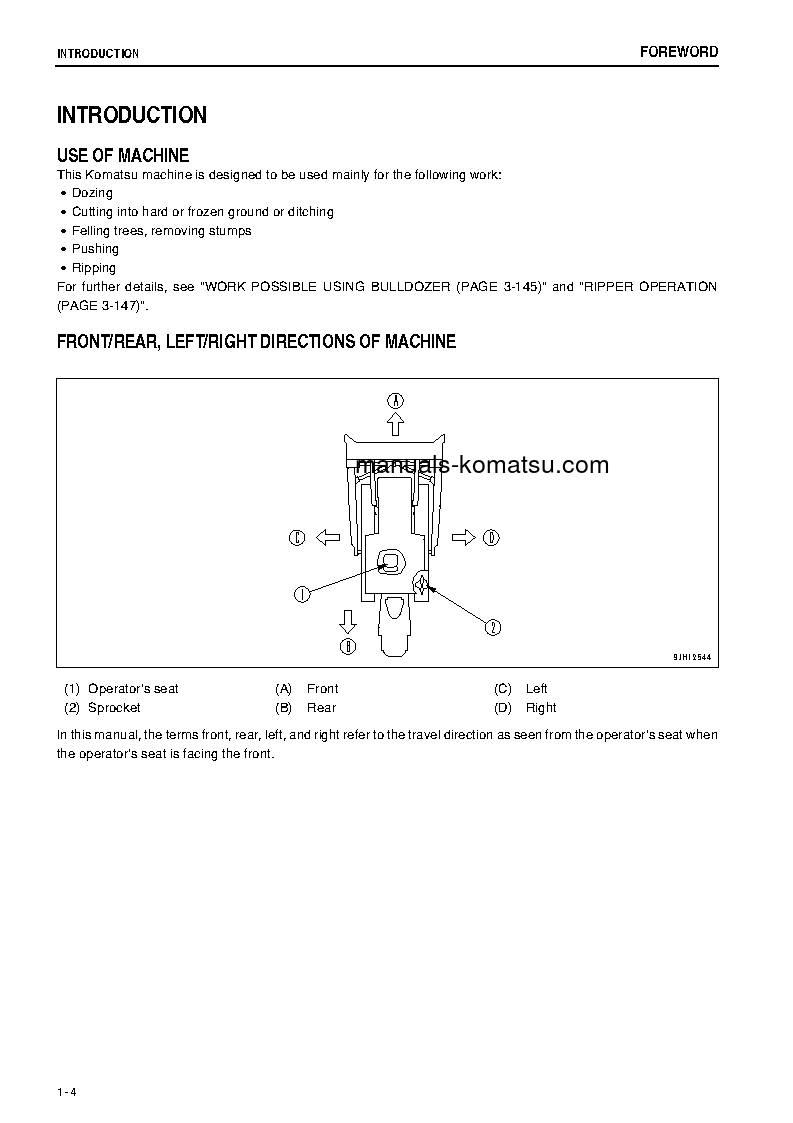 Protected: D155A-6(JPN) S/N 85071-85179 Operation manual (English)