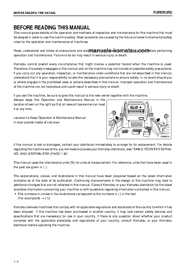 Protected: D275AX-5(JPN)-TIER3 S/N 30209-30216 Operation manual (English)