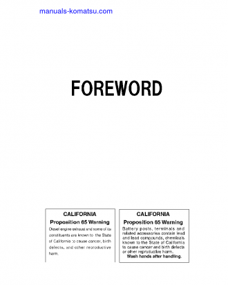 PC270LC-8(JPN)-WORK EQUIPMENT GREASE 100H S/N 30117-30136 Operation manual (English)