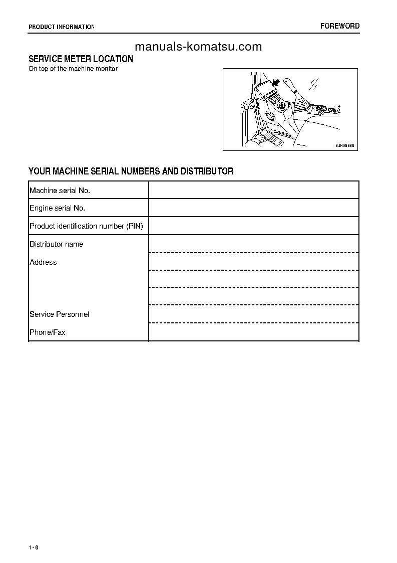 Protected: PC270LC-8(JPN)-WORK EQUIPMENT GREASE 100H S/N 30117-30136 Operation manual (English)
