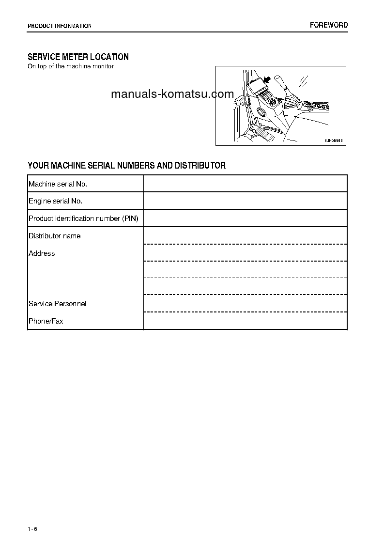 Protected: PC270-8(JPN)-WORK EQUIPMENT GREASE 500H S/N 30117-30136 Operation manual (English)