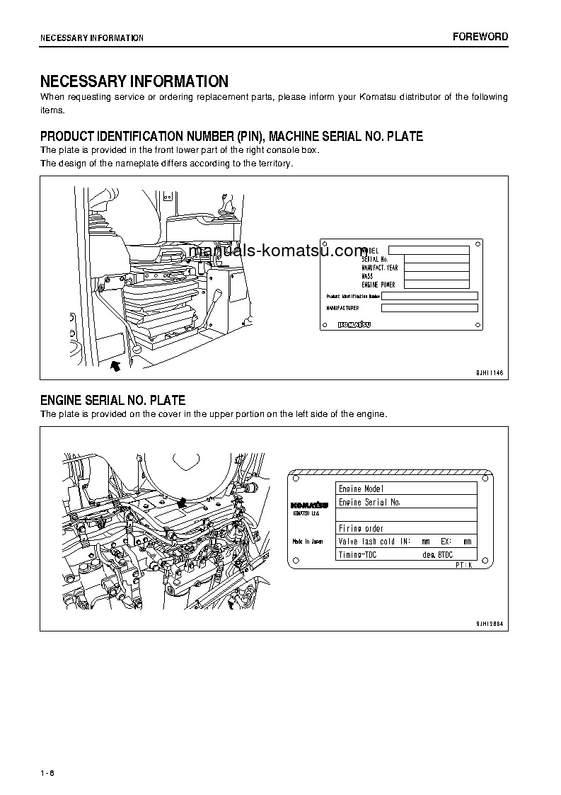 Protected: D375A-5(JPN)-R S/N 55012-55039 Operation manual (English)