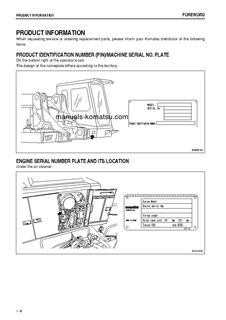 Protected: PC1250-8(JPN)-W/O ERG S/N 35161-35213 Operation manual (English)