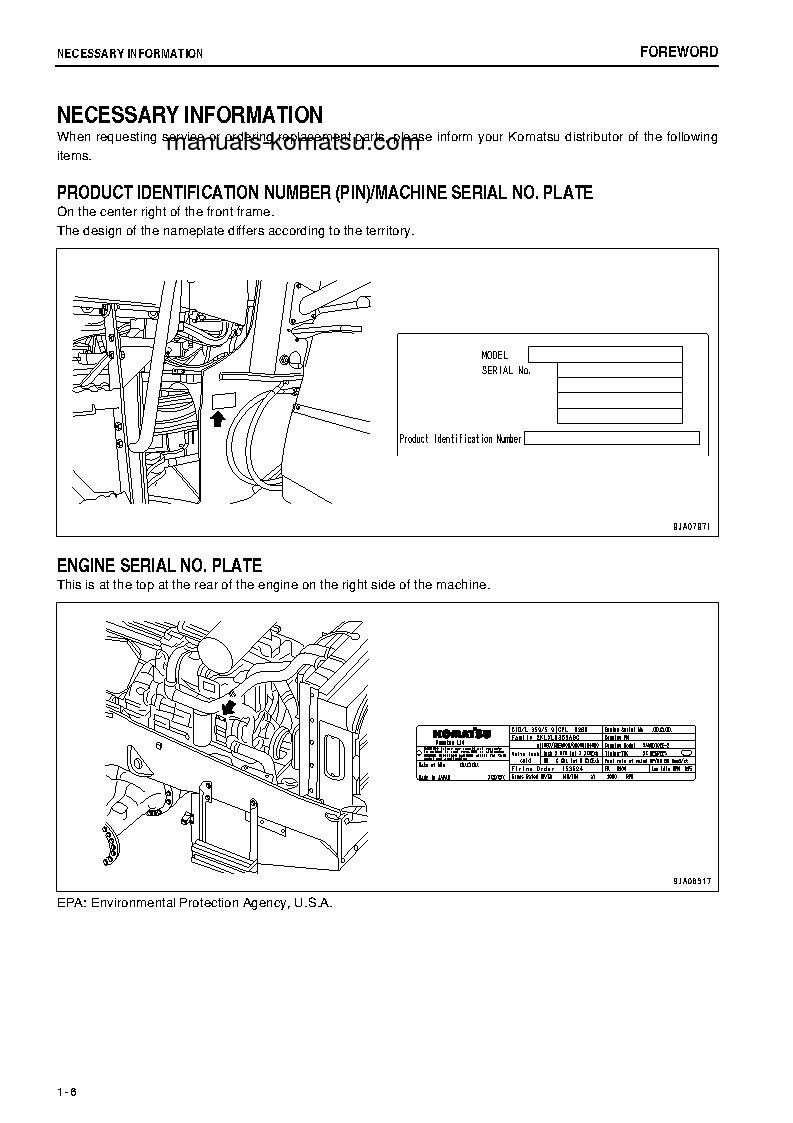 Protected: WA430-6(JPN) S/N 65501-65569 Operation manual (English)