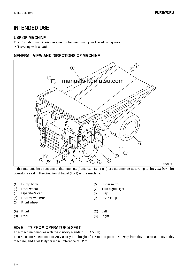 Protected: HD605-7(JPN)-R S/N 15309-15364 Operation manual (English)