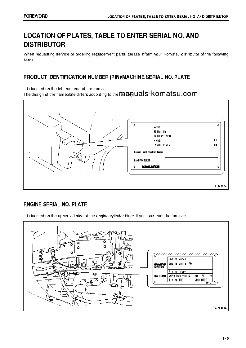 Protected: HD605-7(JPN)-R S/N 15309-15364 Operation manual (English)