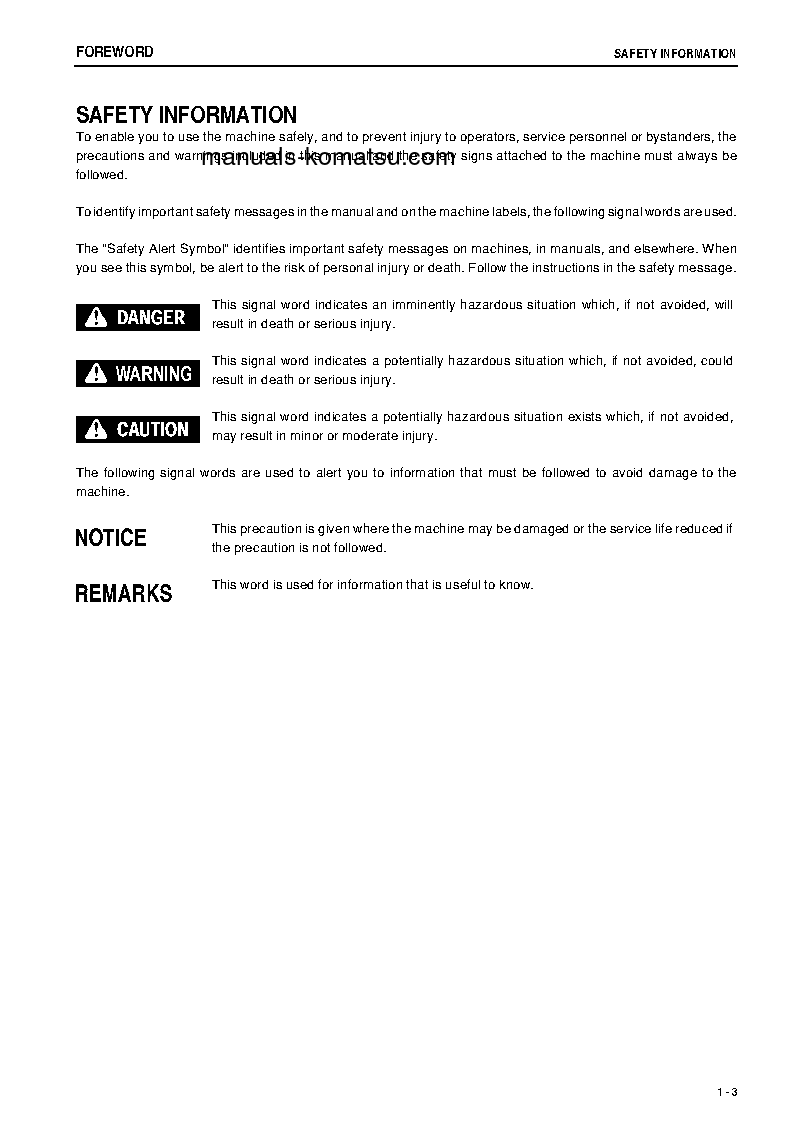 Protected: WA800-3(JPN)-TIER2 S/N 70028-70039 Operation manual (English)