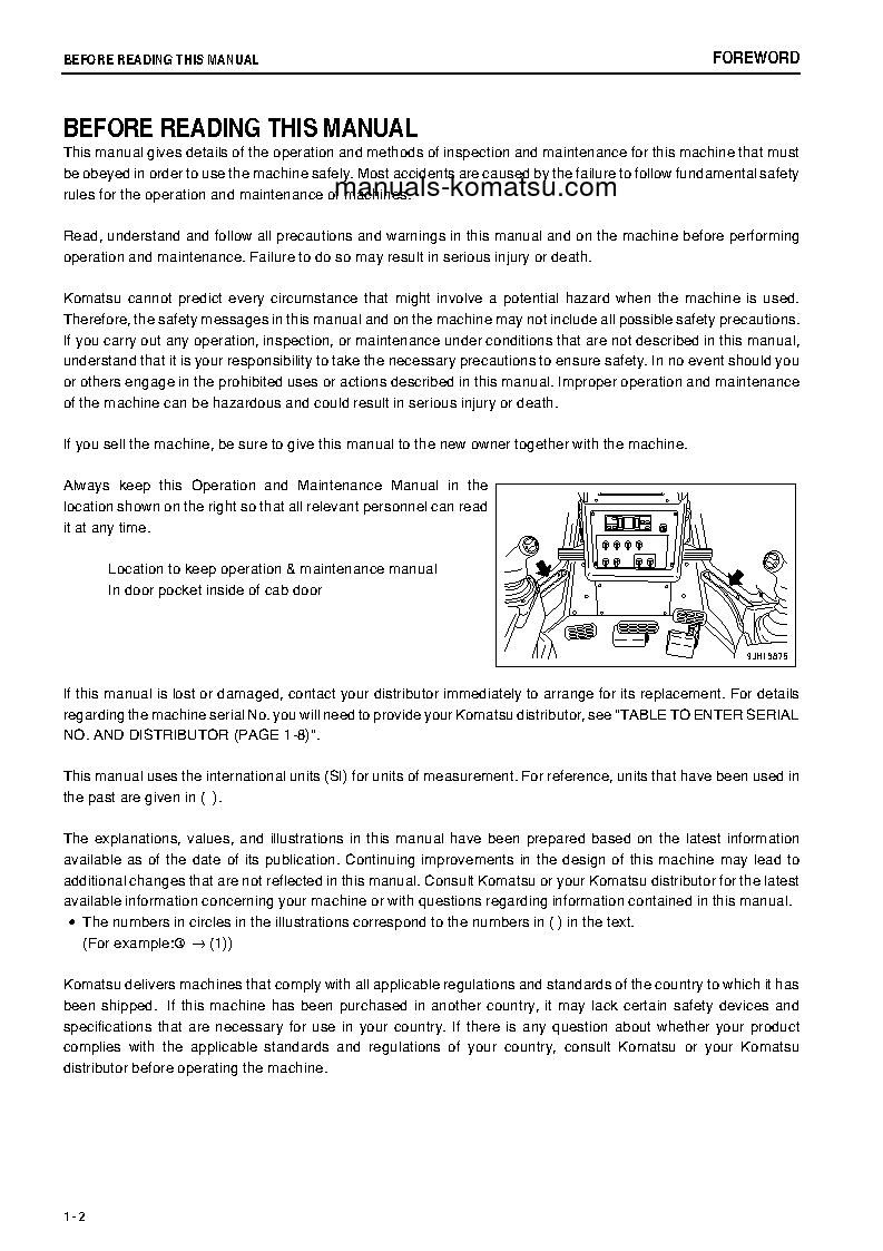 Protected: D475A-5(JPN)-TIER2 S/N 30126-30133 Operation manual (English)