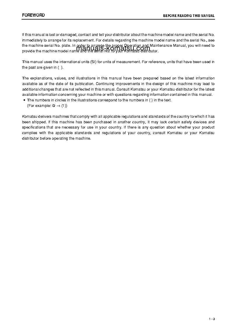 Protected: PC300LC-8(JPN)-WEBASTO HEATER SPEC., WORK EQUIPMENT GREASE 100H S/N 61207-UP Operation manual (English)