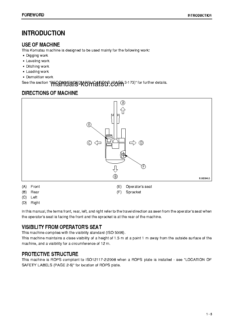 Protected: PC300LC-8(JPN)-WEBASTO HEATER SPEC., WORK EQUIPMENT GREASE 100H S/N 61207-UP Operation manual (English)