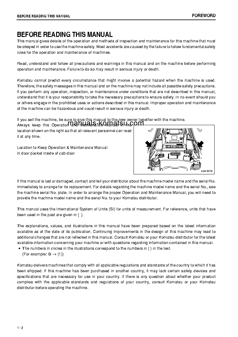 Protected: D375A-6(JPN)-R W/O EGR S/N 65001-UP Operation manual (English)