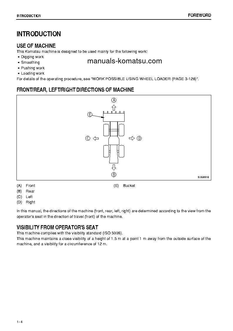 Protected: WA200-6(JPN) S/N 70966-71005 Operation manual (English)