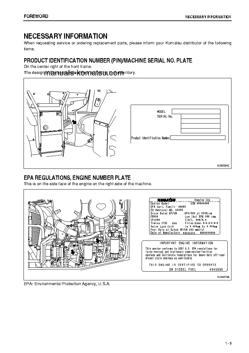 Protected: WA250-6(JPN) S/N 75813-75864 Operation manual (English)
