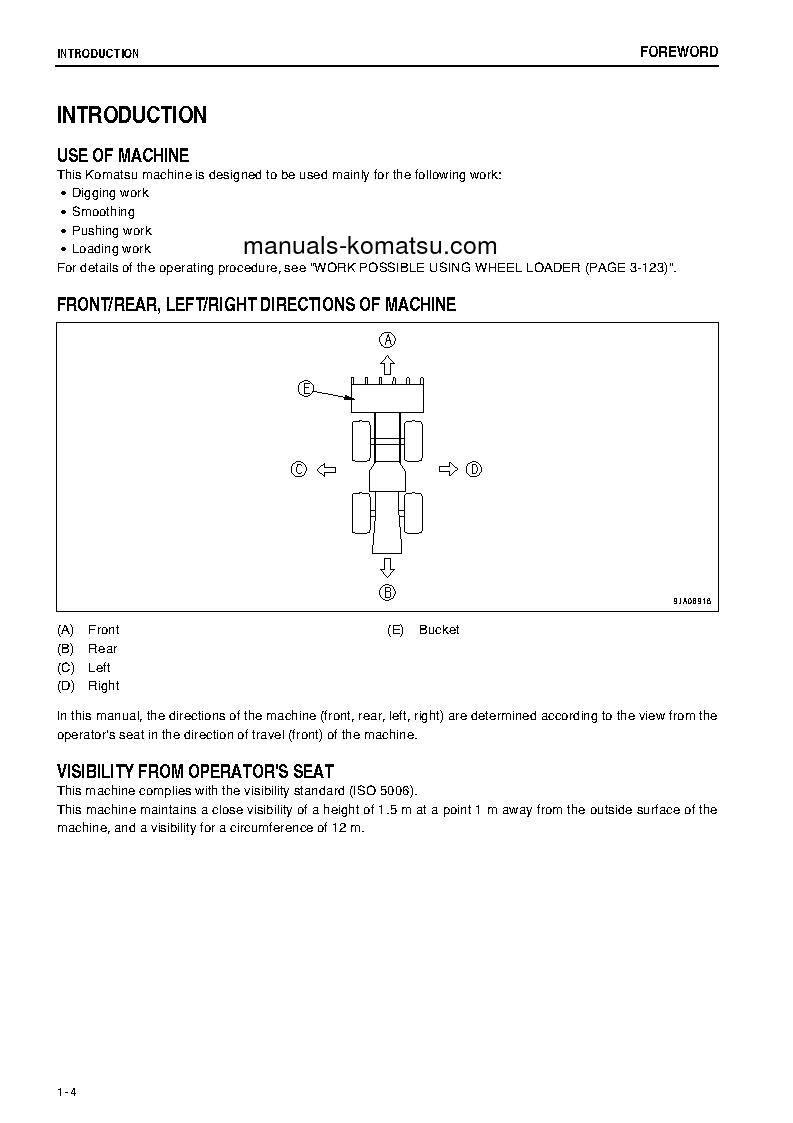 Protected: WA320-6(JPN) S/N 70536-70586 Operation manual (English)