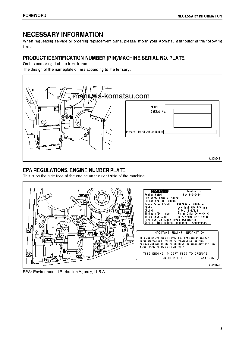 Protected: WA320-6(JPN) S/N 70536-70586 Operation manual (English)