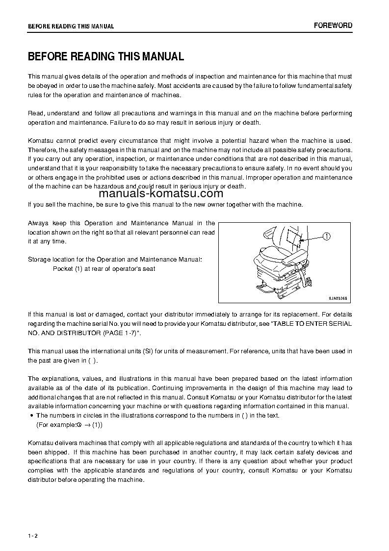 Protected: WA500-6(JPN)-W/O ERG S/N 60010 Operation manual (English)