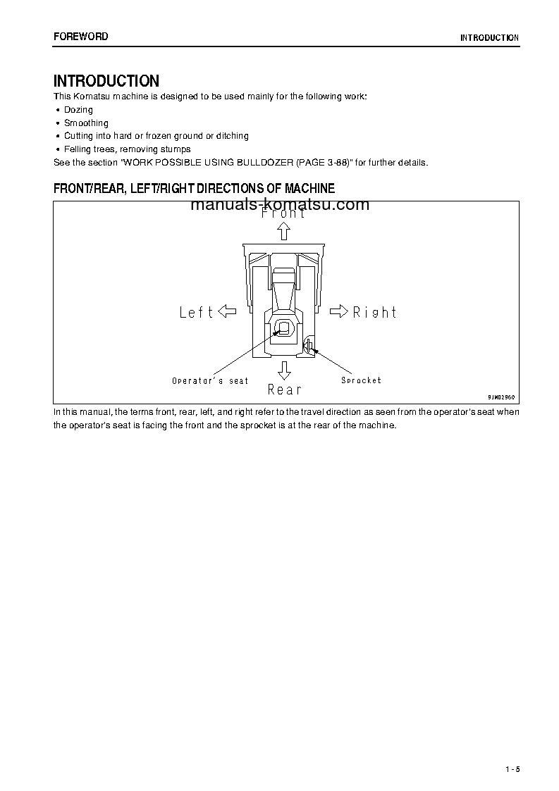 Protected: D65E-12(JPN) S/N 67407-UP Operation manual (English)