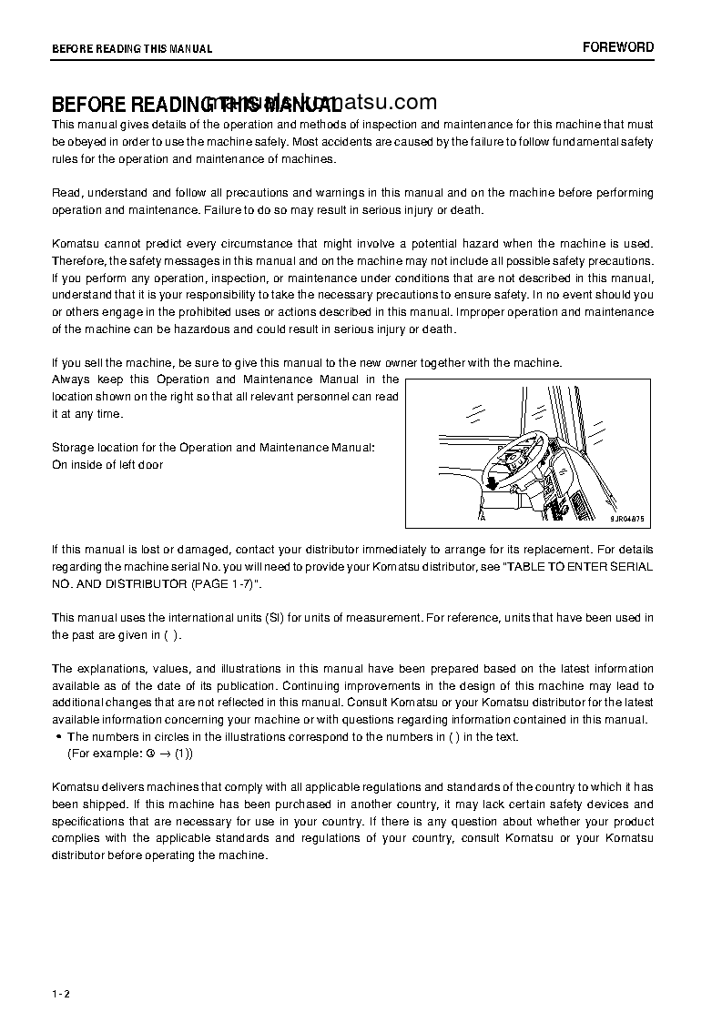 Protected: HD465-7(JPN)-R S/N 15365-16198 Operation manual (English)